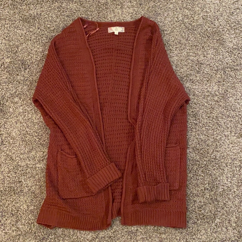 Chunky knit cardigan